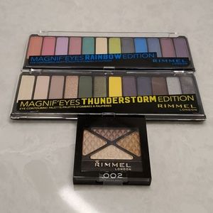 Lot of Rimmel Eyeshadow Makeup Palette